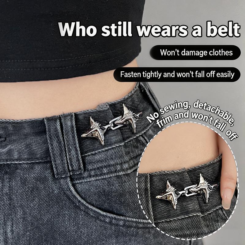 Jeans - مشبك خصر قابل للتعديل للجينز، زر