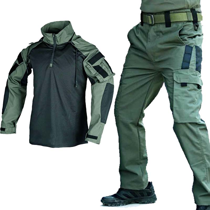 Tactical Military Shirt Cargo - طقم زي تكتيكي عسكري: قميص فروغ