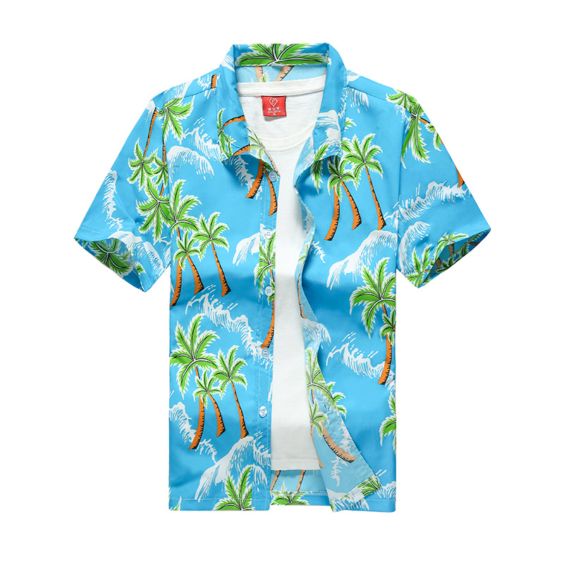 الصيف الرجال هاواي عارضة طوق ق - مراجعة Vintage Hawaiian Floral Shirt وسعره