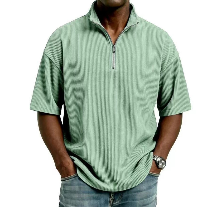 قميص صيفي من القطيفة المضلعة ب - مراجعة Corduroy Button Up Shirt Men وسعره