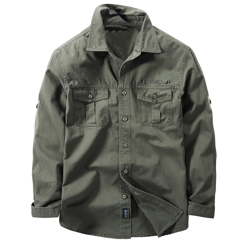 جديد ربيع الرجال متعددة جيب ال - مراجعة Tactical Military Shirt Cargo وسعره