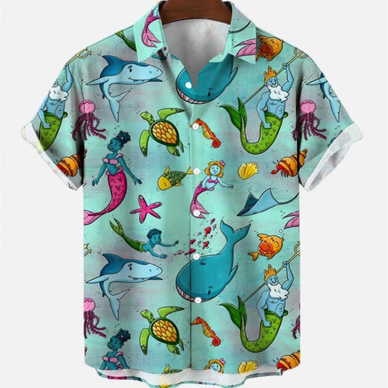 قمصان هاواي للرجال بأكمام قصير - مراجعة Vintage Hawaiian Floral Shirt وسعره