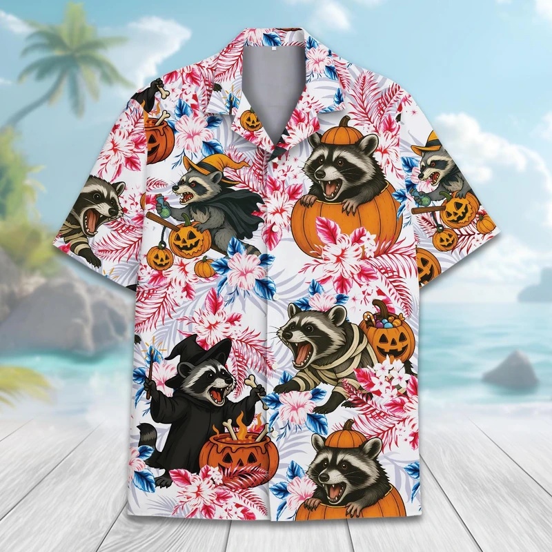 قميص رجالي صيفي بنمط هاواي مع  - مراجعة Vintage Hawaiian Floral Shirt وسعره