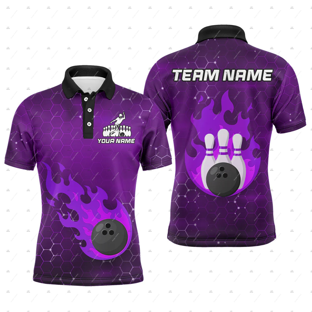 قمصان بولو صيفية بأكمام قصيرة  - مراجعة Short Sleeve Bowling Shirt Retro وسعره