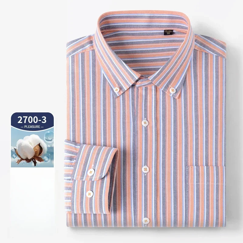 عالية الجودة طويلة الأكمام قمي - مراجعة Oxford Cotton Casual Shirt Business وسعره
