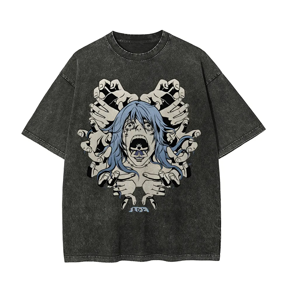 تي شيرت ماهيتو جوجوتسو كايسن ر - مراجعة Acid Wash Vintage Graphic T Shirt وسعره