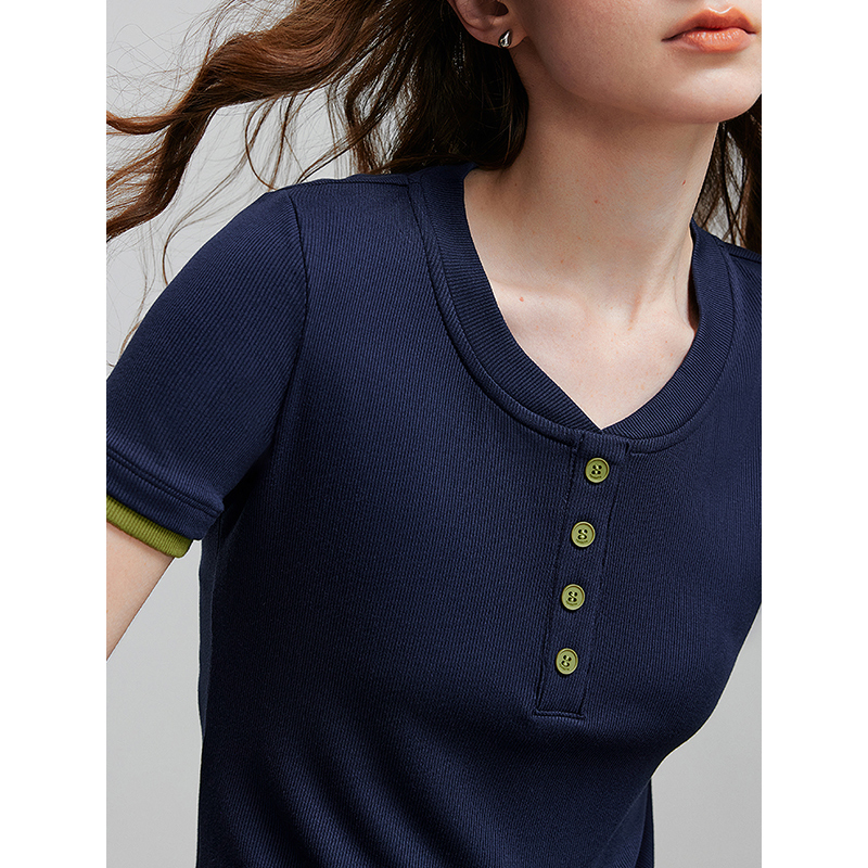 TOYOUTH تي شيرت نسائي قصير الأ - مراجعة T-Shirts وسعره