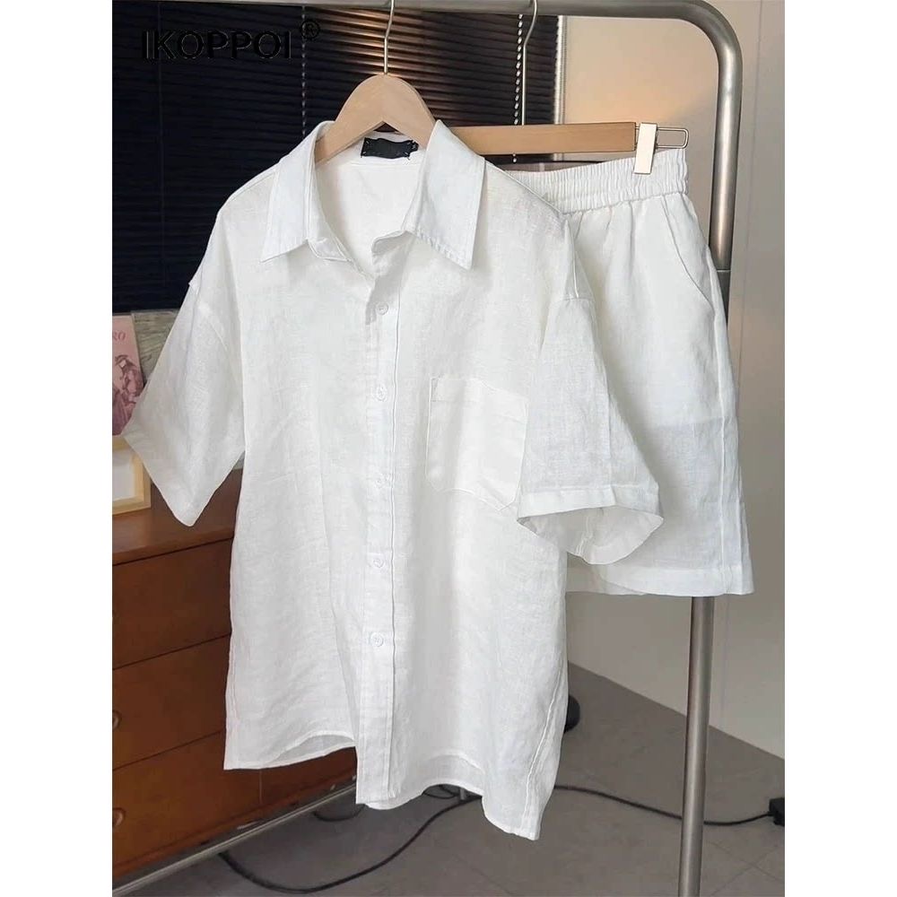 طقم قميص خفيف الوزن من القطن و - مراجعة Mens Linen Shirt Long Sleeve وسعره