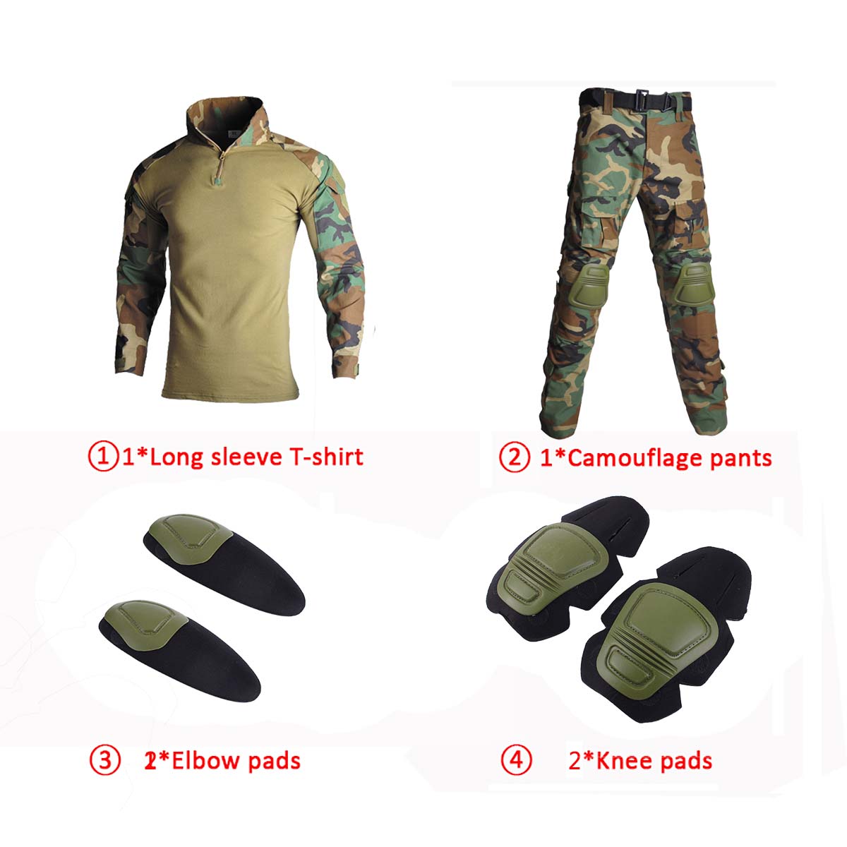 طقم بدلة تكتيكية G2 بنمط التمو - مراجعة Tactical Military Shirt Cargo وسعره