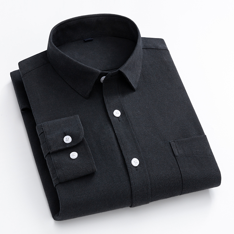 الأزرق الداكن أكسفورد قميص الر - مراجعة Oxford Cotton Casual Shirt Business وسعره