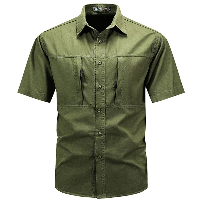 الرجال التكتيكية قصيرة الأكمام - مراجعة Tactical Military Shirt Cargo وسعره