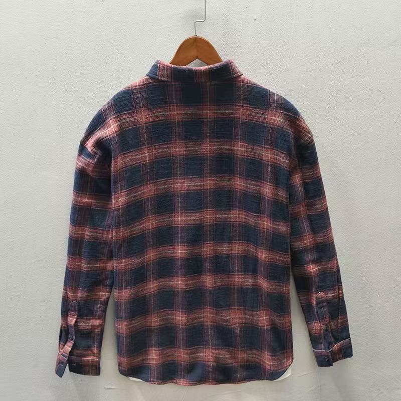قميص كاجوال جديد بنقشة مربعات  - مراجعة Flannel Plaid Shirt Heavy Weight وسعره