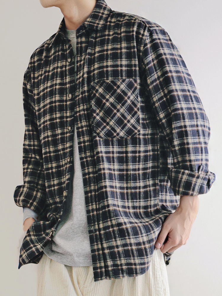 ‌ اليابانية خمر الوزن الثقيل ا - مراجعة Flannel Plaid Shirt Heavy Weight وسعره