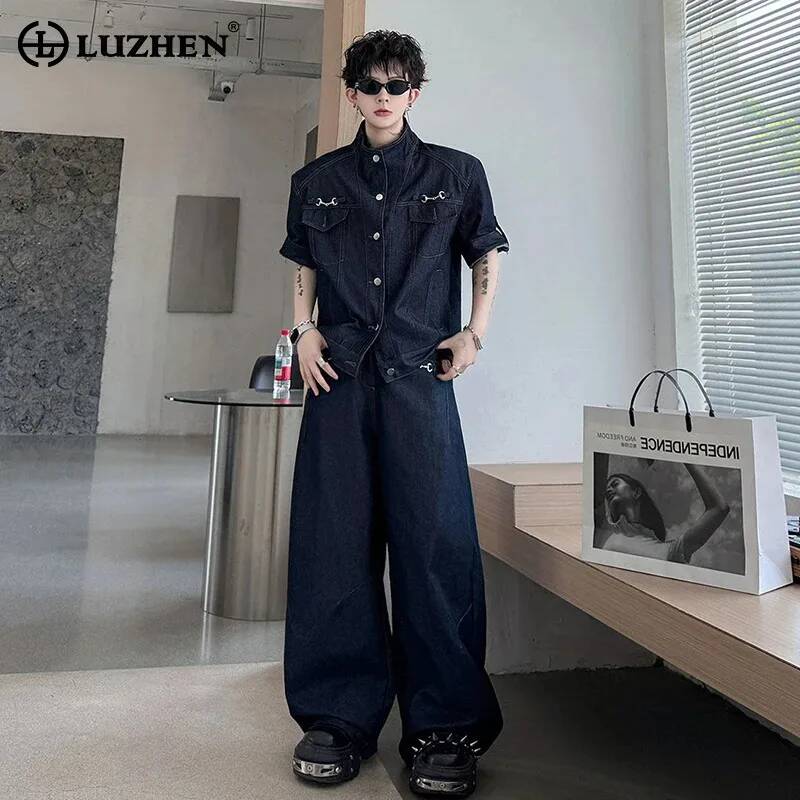 LUZHEN طقم صيفي جديد 2026 من ق - مراجعة Jeans وسعره