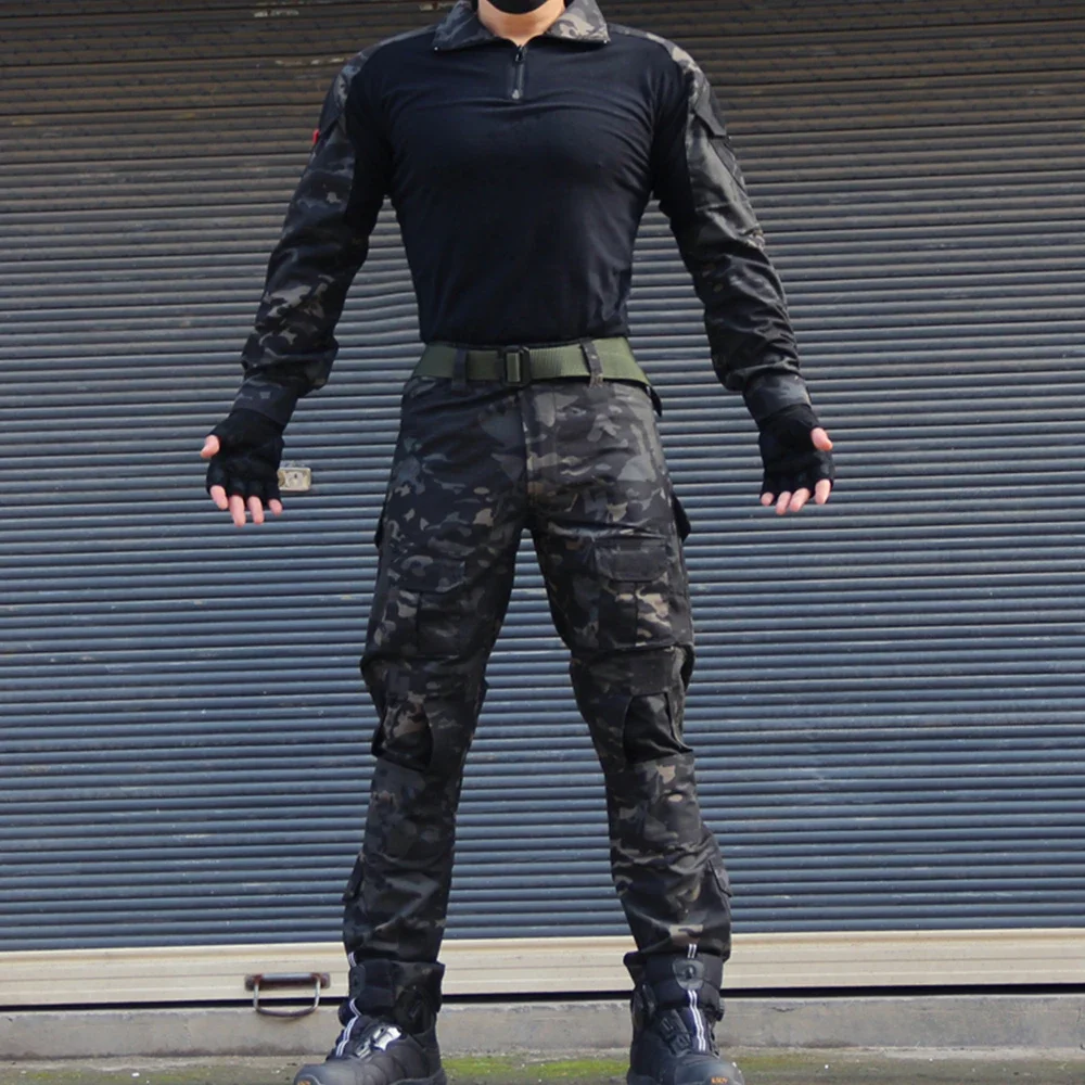 طقم زي تكتيكي قتالي للرجال بال - مراجعة Tactical Military Shirt Cargo وسعره