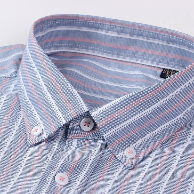 قميص رجالي بأكمام طويلة لربيع  - مراجعة Oxford Cotton Casual Shirt Business وسعره