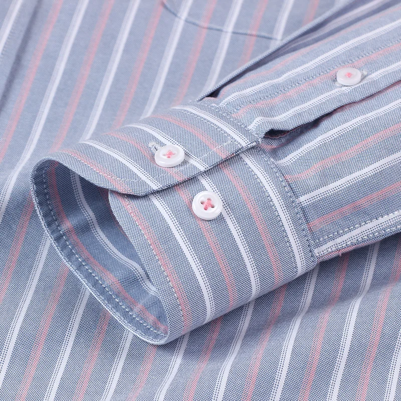 قميص رجالي بأكمام طويلة لربيع  - مراجعة Oxford Cotton Casual Shirt Business وسعره