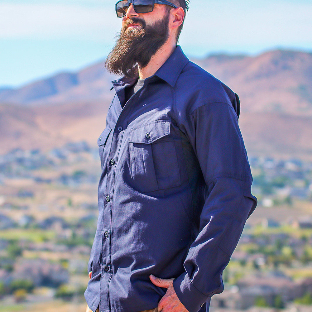 قميص عسكري خفيف الوزن من لينجا - مراجعة Tactical Military Shirt Cargo وسعره