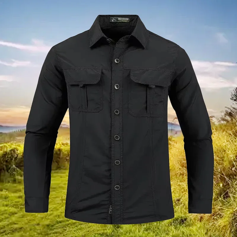 5XL الرجال خفيفة الوزن التجفيف - مراجعة Tactical Military Shirt Cargo وسعره