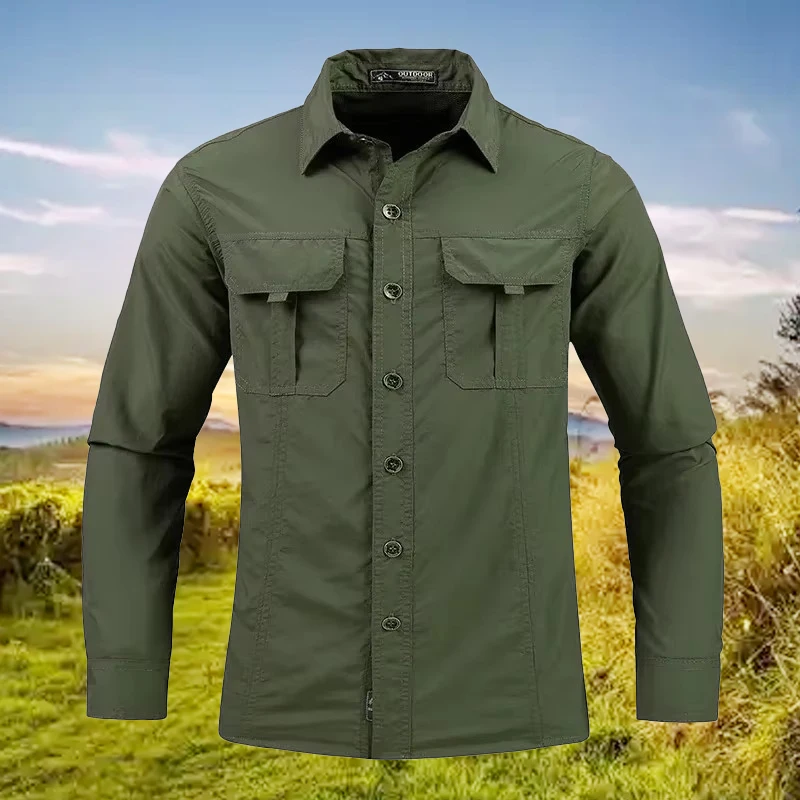 5XL الرجال خفيفة الوزن التجفيف - مراجعة Tactical Military Shirt Cargo وسعره