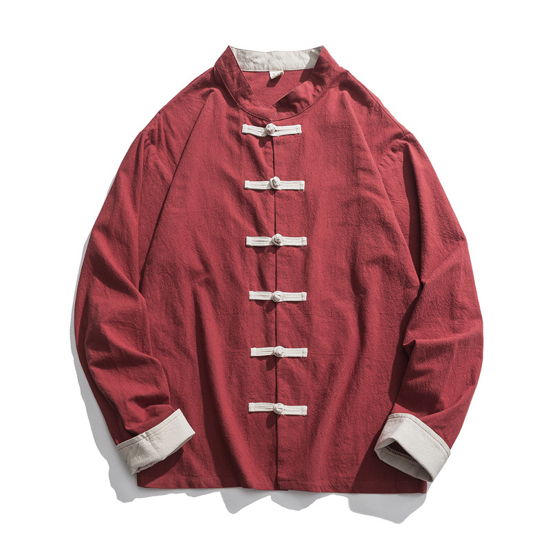 جاكيت كيمونو رجالي جديد 2026،  - مراجعة Mens Linen Shirt Long Sleeve وسعره