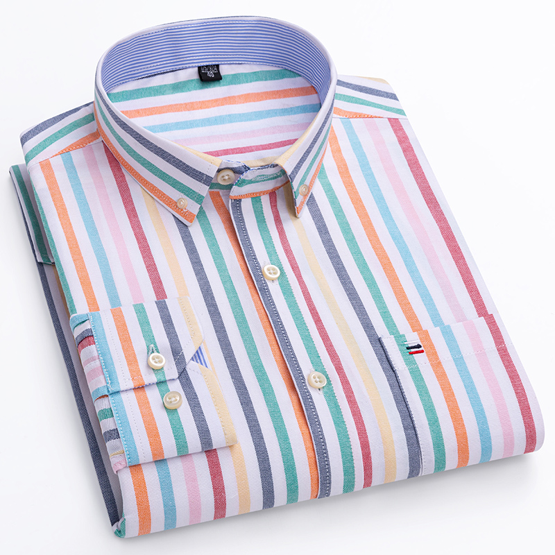 2024 موضة الرجال العمل الأعمال - مراجعة Oxford Cotton Casual Shirt Business وسعره