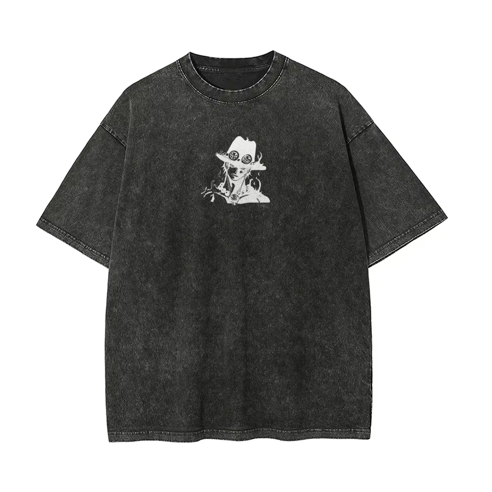 تي شيرت رجالي من Ace بتصميم On - مراجعة Acid Wash Vintage Graphic T Shirt وسعره
