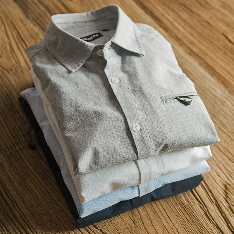 أكسفورد الرجعية قميص الأعمال ا - مراجعة Oxford Cotton Casual Shirt Business وسعره