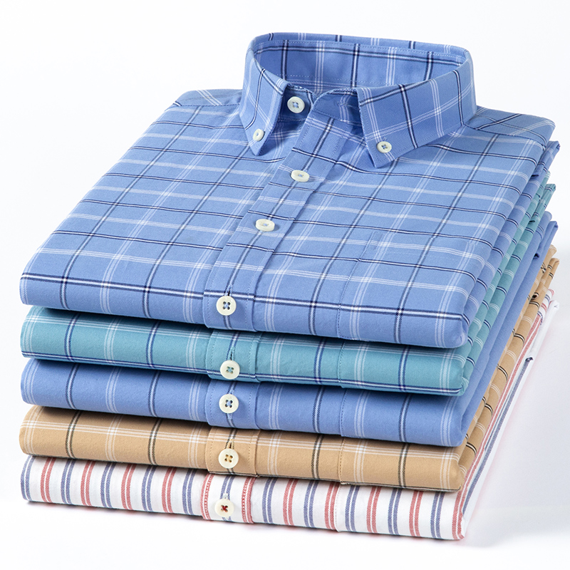 قمصان رجالية عالية الجودة من ا - مراجعة Oxford Cotton Casual Shirt Business وسعره