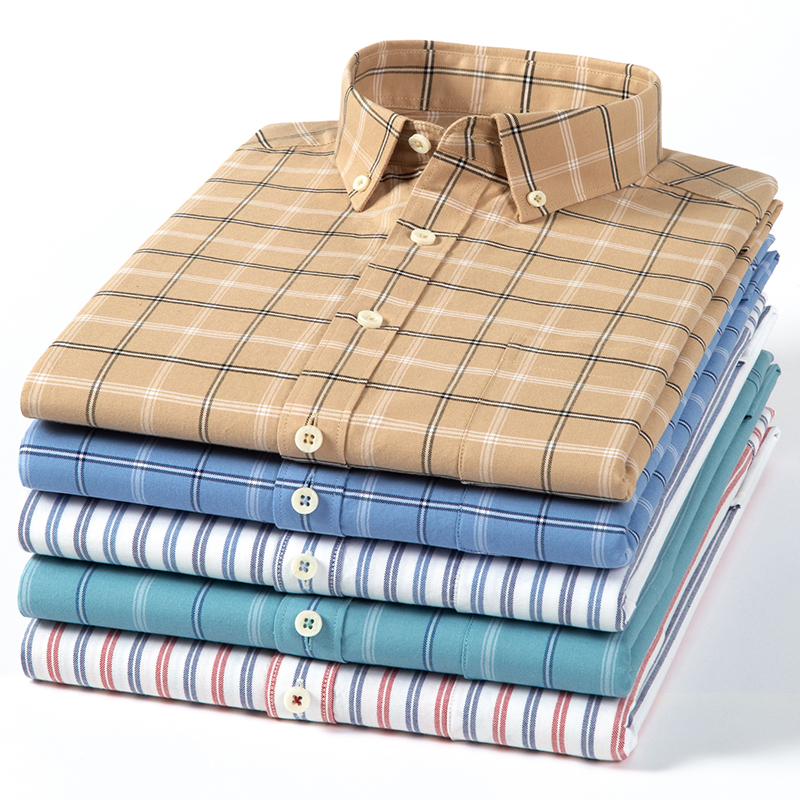 قمصان رجالية عالية الجودة من ا - مراجعة Oxford Cotton Casual Shirt Business وسعره
