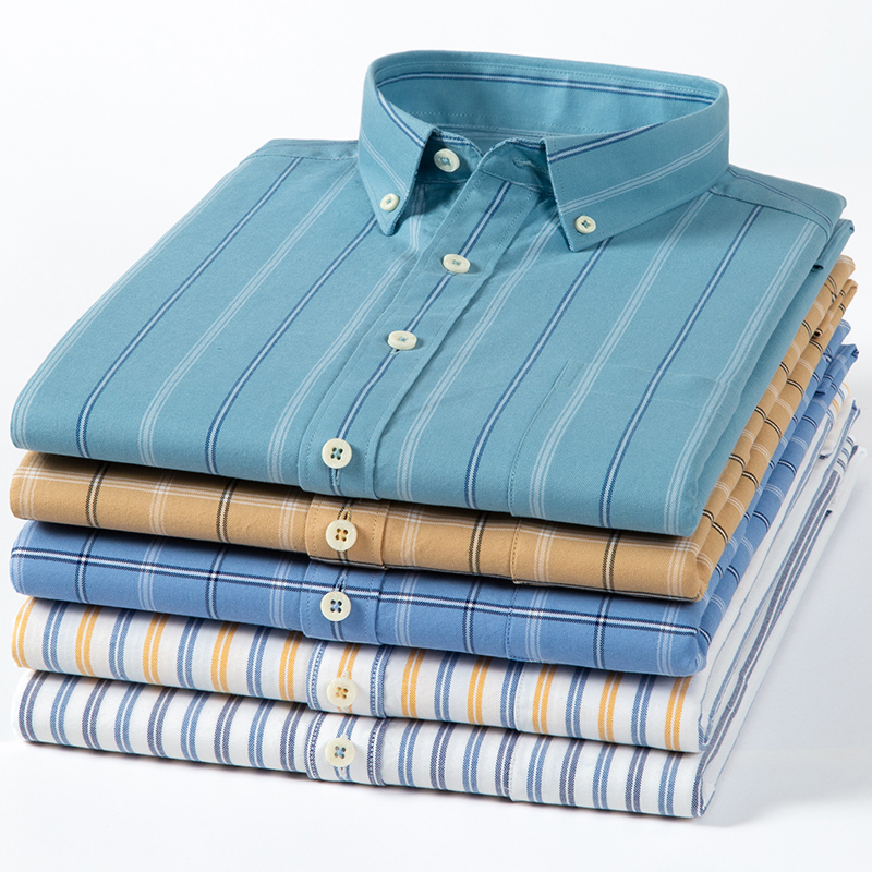 قمصان رجالية عالية الجودة من ا - مراجعة Oxford Cotton Casual Shirt Business وسعره