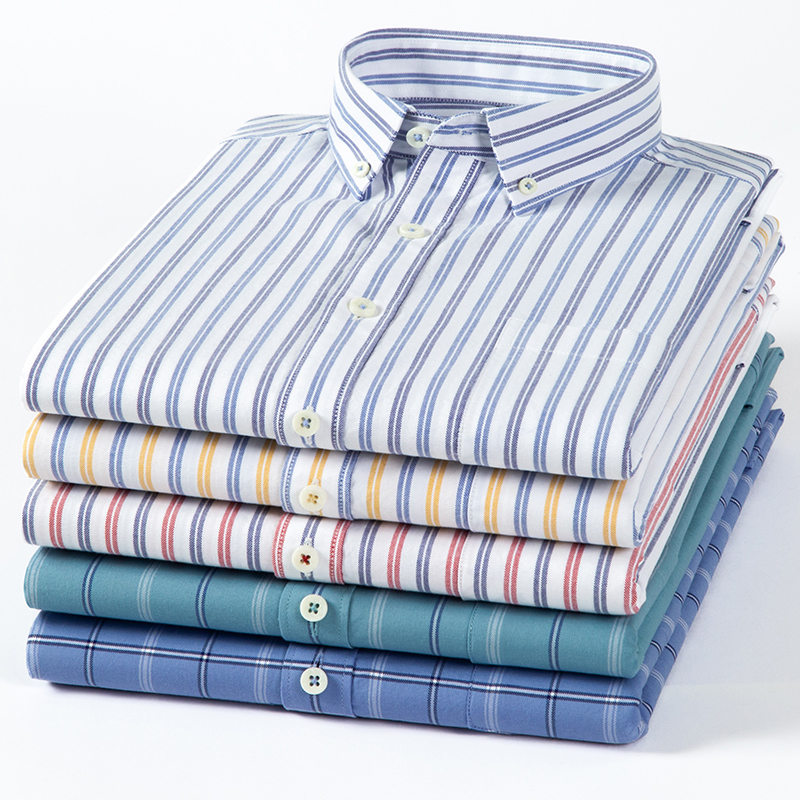قمصان رجالية عالية الجودة من ا - مراجعة Oxford Cotton Casual Shirt Business وسعره