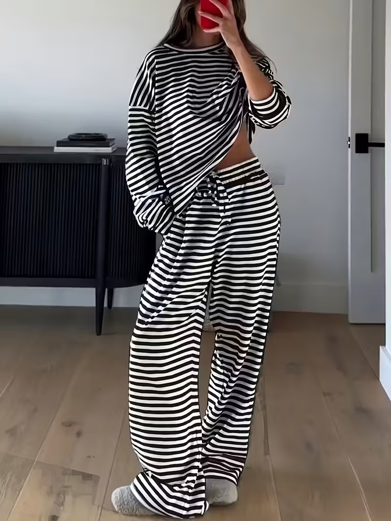 طقم نسائي جديد لخريف وشتاء 202 - مراجعة Shirts وسعره