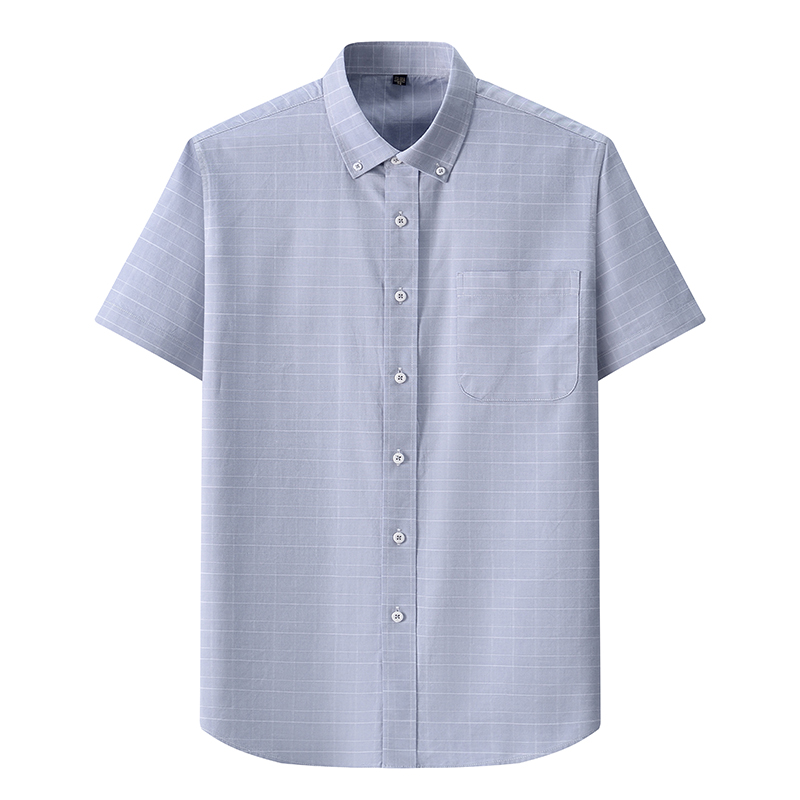 الصيف عالية الجودة 100% القطن  - مراجعة Oxford Cotton Casual Shirt Business وسعره