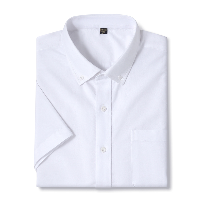 الصيف عالية الجودة 100% القطن  - مراجعة Oxford Cotton Casual Shirt Business وسعره