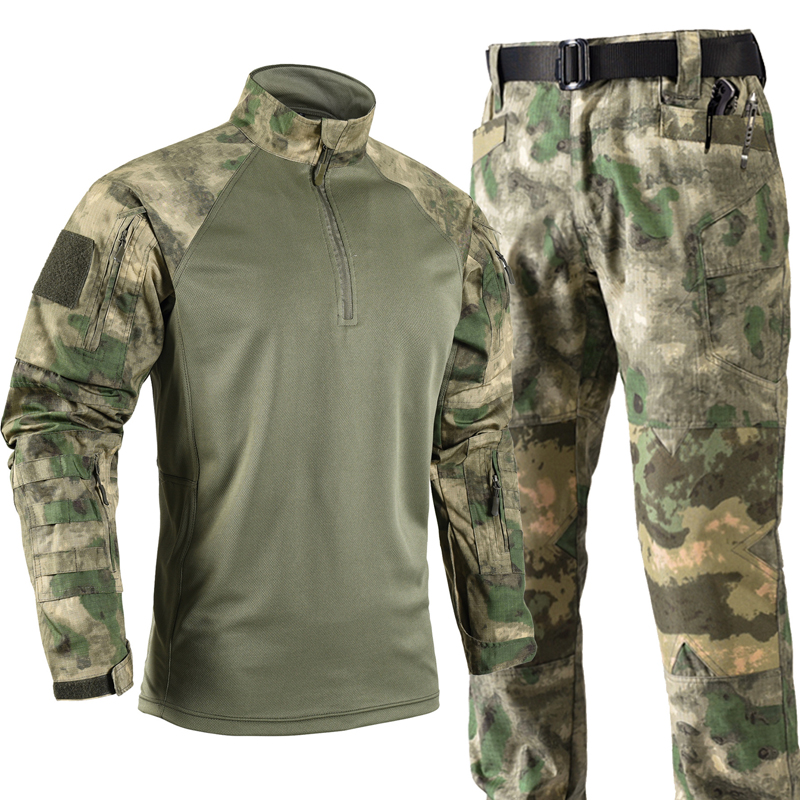 أطقم زي قتالي تكتيكي للرجال، ق - مراجعة Tactical Military Shirt Cargo وسعره