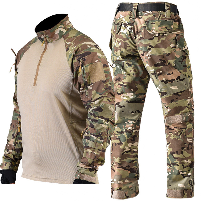 أطقم زي قتالي تكتيكي للرجال، ق - مراجعة Tactical Military Shirt Cargo وسعره