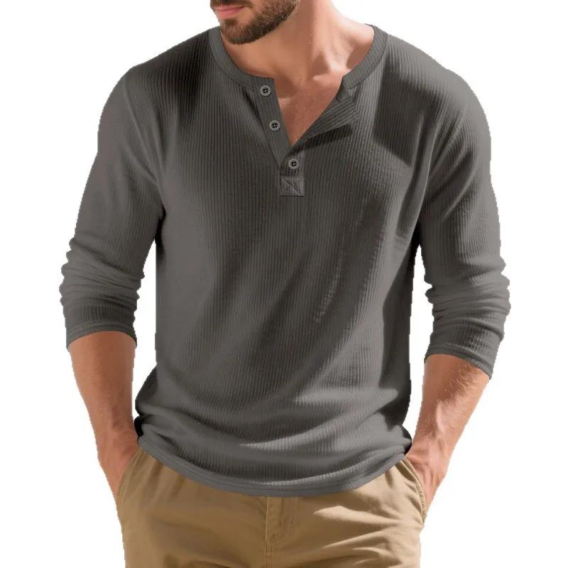 قميص رجالي بأكمام طويلة وياقة  - مراجعة Corduroy Button Up Shirt Men وسعره