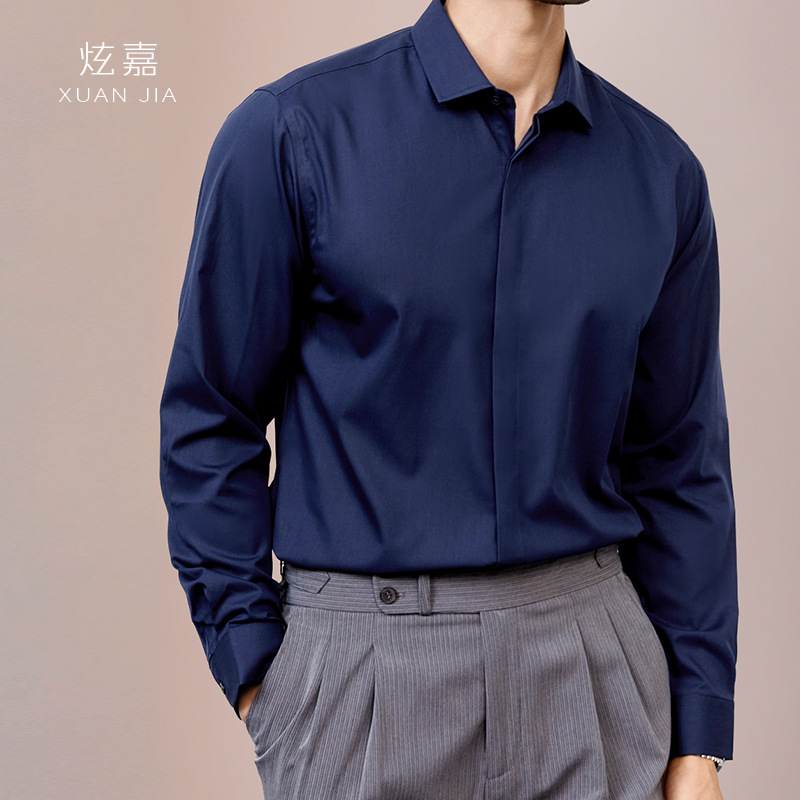 قميص رجالي حريري جديد لربيع وخ - مراجعة Mens Satin Silk Dress Shirt وسعره