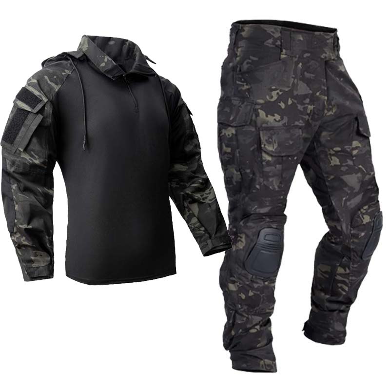 بدلة تكتيكية رجالية للتدريبات  - مراجعة Tactical Military Shirt Cargo وسعره