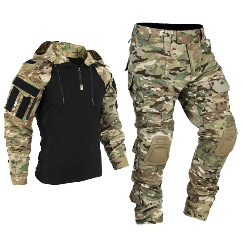 بدلة تكتيكية رجالية للتدريبات  - مراجعة Tactical Military Shirt Cargo وسعره