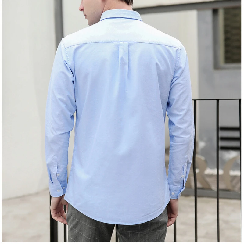 قميص أكسفورد جديد للرجال 76% ق - مراجعة Oxford Cotton Casual Shirt Business وسعره